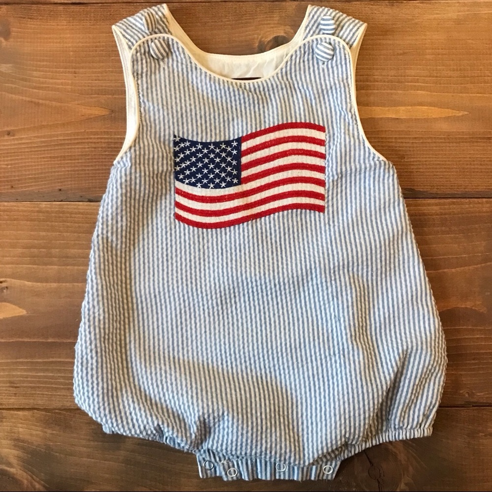American flag bubble
